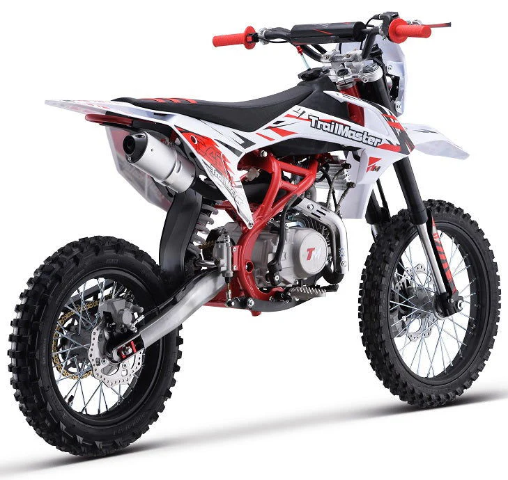 TrailMaster C40 140cc Gas Dirt Bike, 4-Speed Manual Clutch (17/14) Wheels, Ages 16 and up
