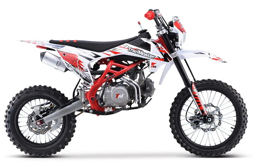 TrailMaster C40 140cc Gas Dirt Bike, 4-Speed Manual Clutch (17/14) Wheels, Ages 16 and up