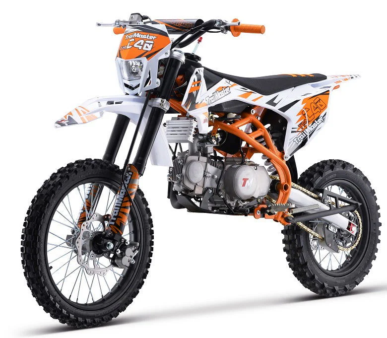 TrailMaster C40 140cc Gas Dirt Bike, 4-Speed Manual Clutch (17/14) Wheels, Ages 16 and up
