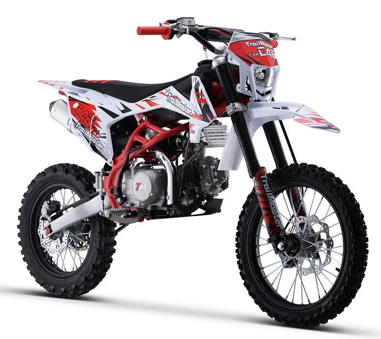 TrailMaster C40 140cc Gas Dirt Bike, 4-Speed Manual Clutch (17/14) Wheels, Ages 16 and up