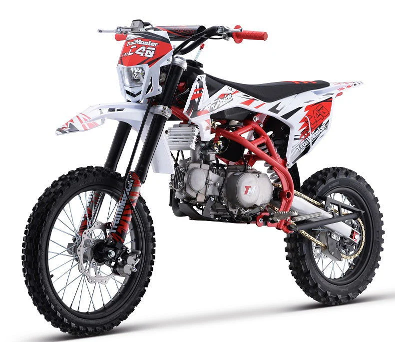TrailMaster C40 140cc Gas Dirt Bike, 4-Speed Manual Clutch (17/14) Wheels, Ages 16 and up