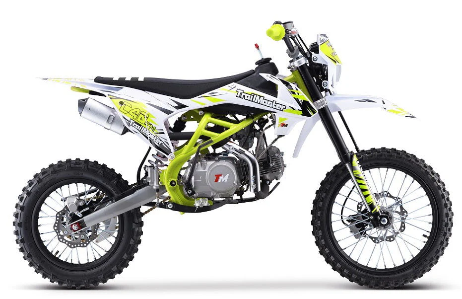 TrailMaster C40 140cc Gas Dirt Bike, 4-Speed Manual Clutch (17/14) Wheels, Ages 16 and up