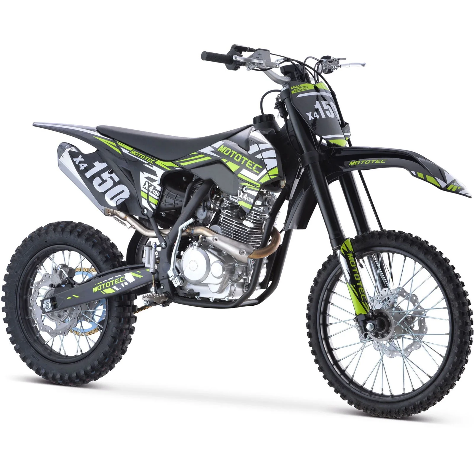 1804-x4-150cc-dirt-bike-4-stroke-electric-start-manual-5-speed-19-16-inch-wheels-1.webp X4 150cc Dirt Bike, 4-Stroke, Electric Start, Manual 5-Speed, 19/16 inch Wheels