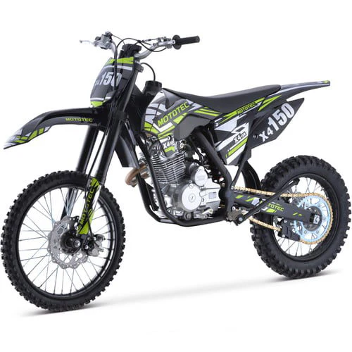 1804-x4-150cc-dirt-bike-4-stroke-electric-start-manual-5-speed-19-16-inch-wheels-2.webp X4 150cc Dirt Bike, 4-Stroke, Electric Start, Manual 5-Speed, 19/16 inch Wheels