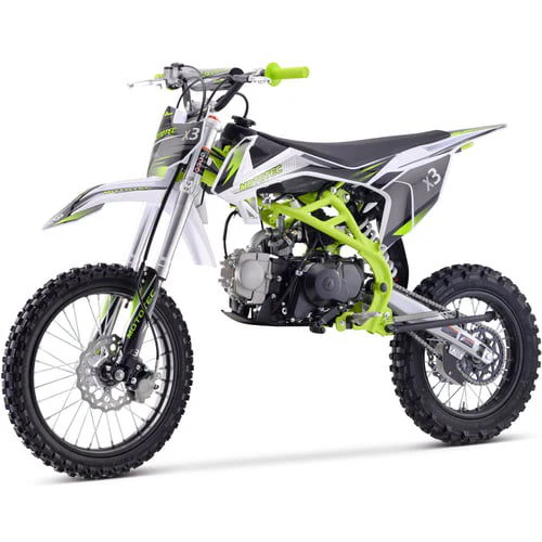 1805-x3-gas-dirt-bike-125cc-4-stroke-electric-start-manual-4-speed-17-14-inch-wheels-1.webp X3 Gas Dirt Bike, 125cc 4-Stroke, Electric Start, Manual 4-Speed, 17/14 inch Wheels