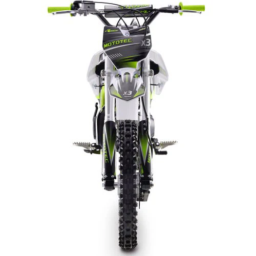 X3 Gas Dirt Bike, 125cc 4-Stroke, Electric Start, Manual 4-Speed, 17/14 inch Wheels
