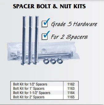1164, Bolt Kit For 1-1/2 In. Wide Go Kart Wheel Spacers