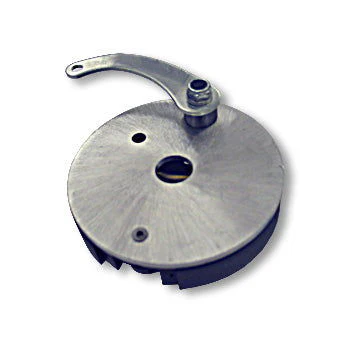 Drum Brake Assembly, 4-1/2", Round Backing Plate, Aluminum, 3/4" Bore