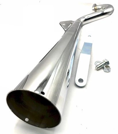 206-bazookah-bare-metal-stinger-exhaust-header-for-mini-bike-or-gokart-fits-honda-gx200-titan-predator-2.webp Bazookah - Bare Metal Stinger Exhaust Header, for Mini Bike or GoKart fits Honda GX200, Titan, Predator