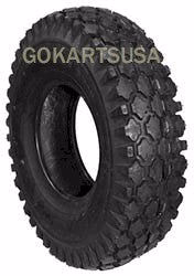 7034 Knobby Tire 410/350X6, Go Kart And Mini Bike