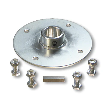 2286 Heavy Duty Sprocket Hub, 1" Bore 1/4" Keyway, 4-Bolt Holes, Pattern P2286