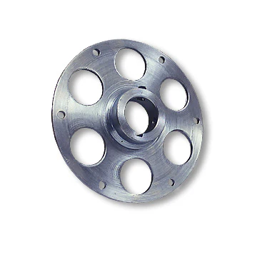 3044-2559-uni-hub-steel-zinc-plated-1-1-4-bore-5.25-bolt-circle-1-4-keyway-with-set-screws-only-1.webp 2559 Uni-Hub, Steel, Zinc Plated, 1-1/4" Bore, 5.25" Bolt Circle, 1/4" Keyway, with Set Screws Only