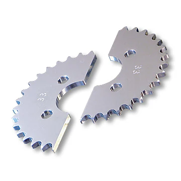 3117-28xx-40-41-billet-aluminum-split-sprocket-4-bolt-bolt-circle-2.75-bore-1.75-bolt-pattern-p5237-tooth-range-23-36-1.webp 28XX #40/41 BILLET Aluminum Split Sprocket, 4-Bolt, Bolt Circle 2.75", Bore 1.75", Bolt Pattern P5237, TOOTH RANGE 23-36