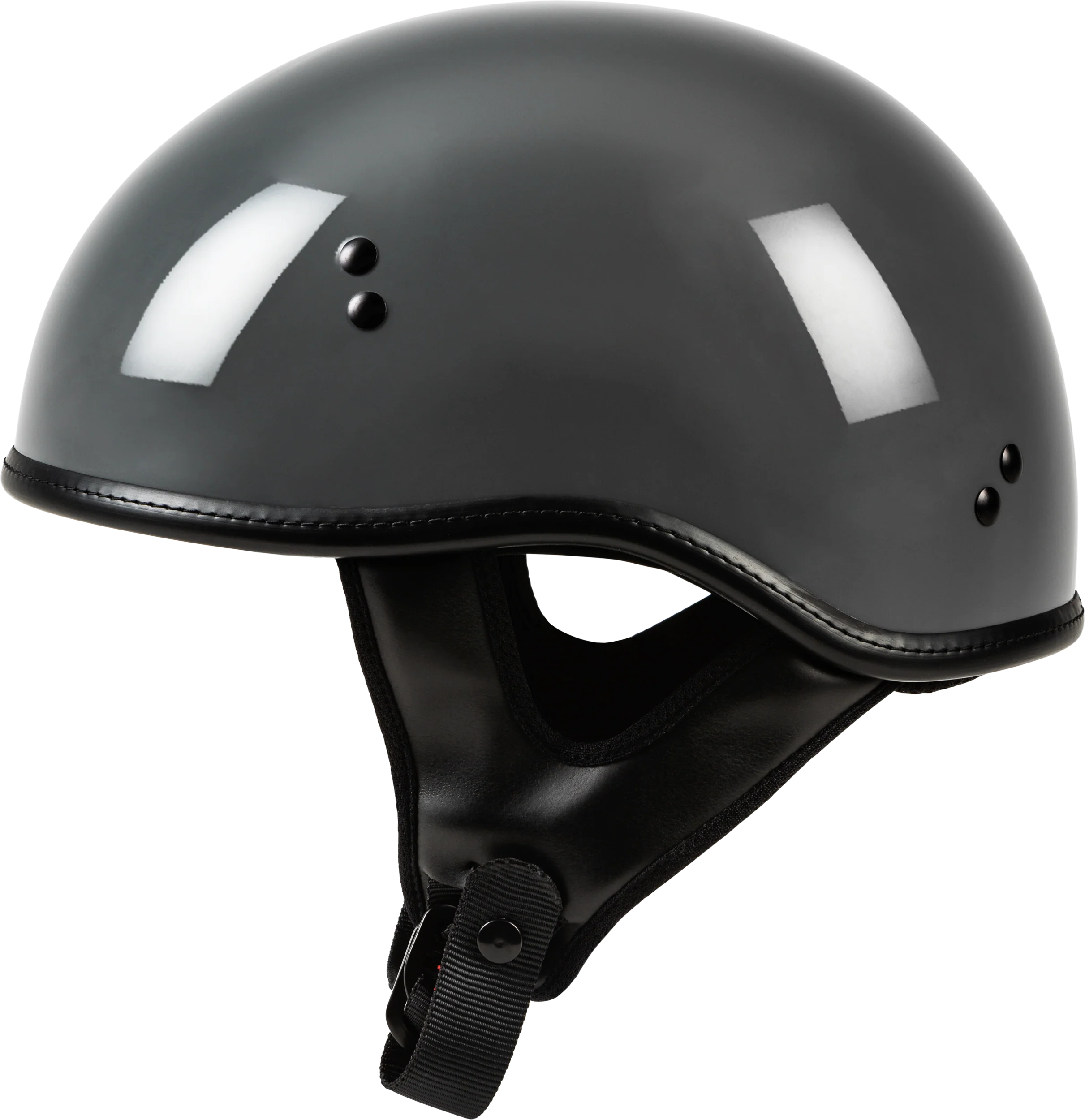 .357 Solid Half Helmet Grey 2x