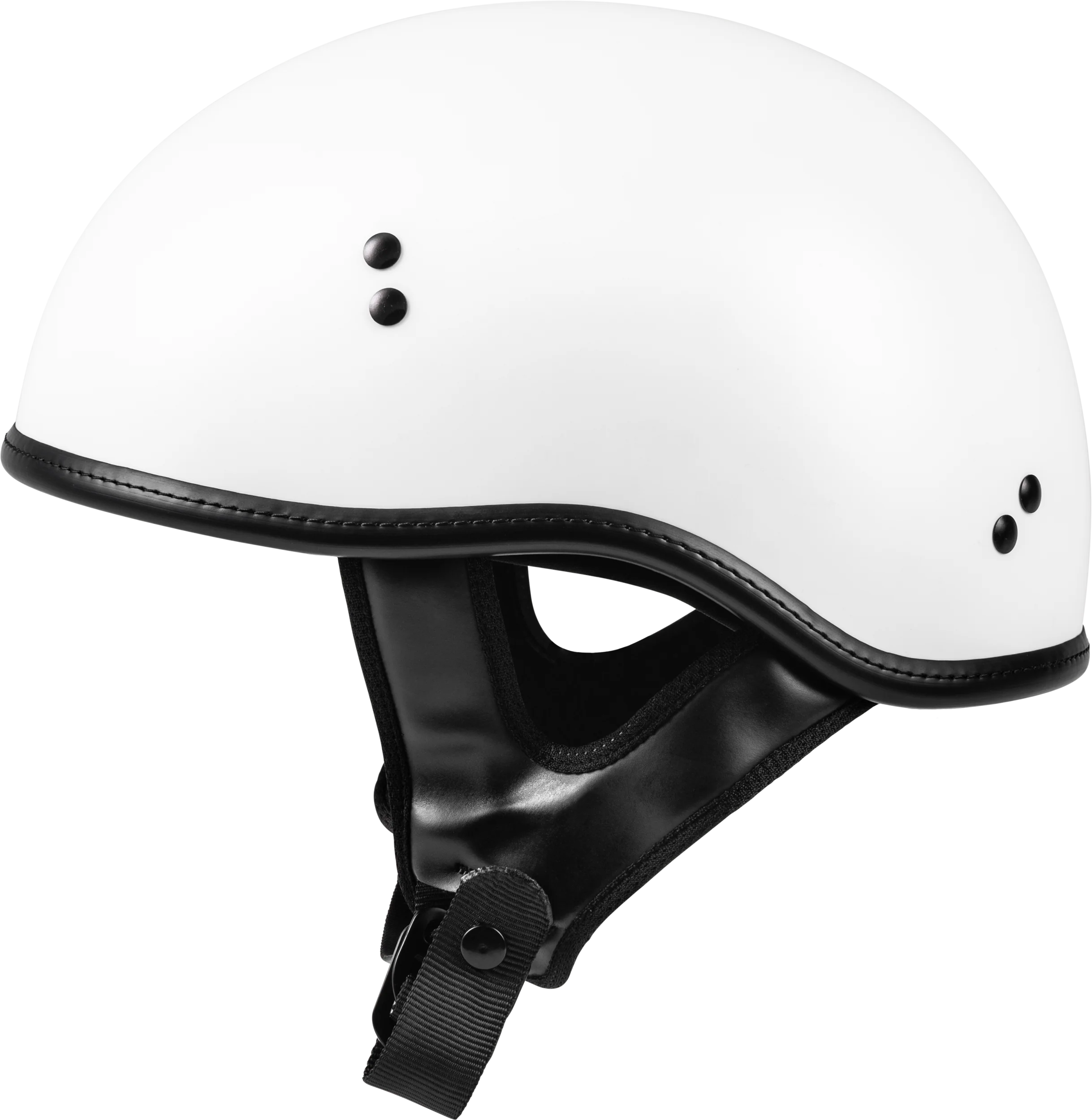 .357 Solid Half Helmet Matte White 2x