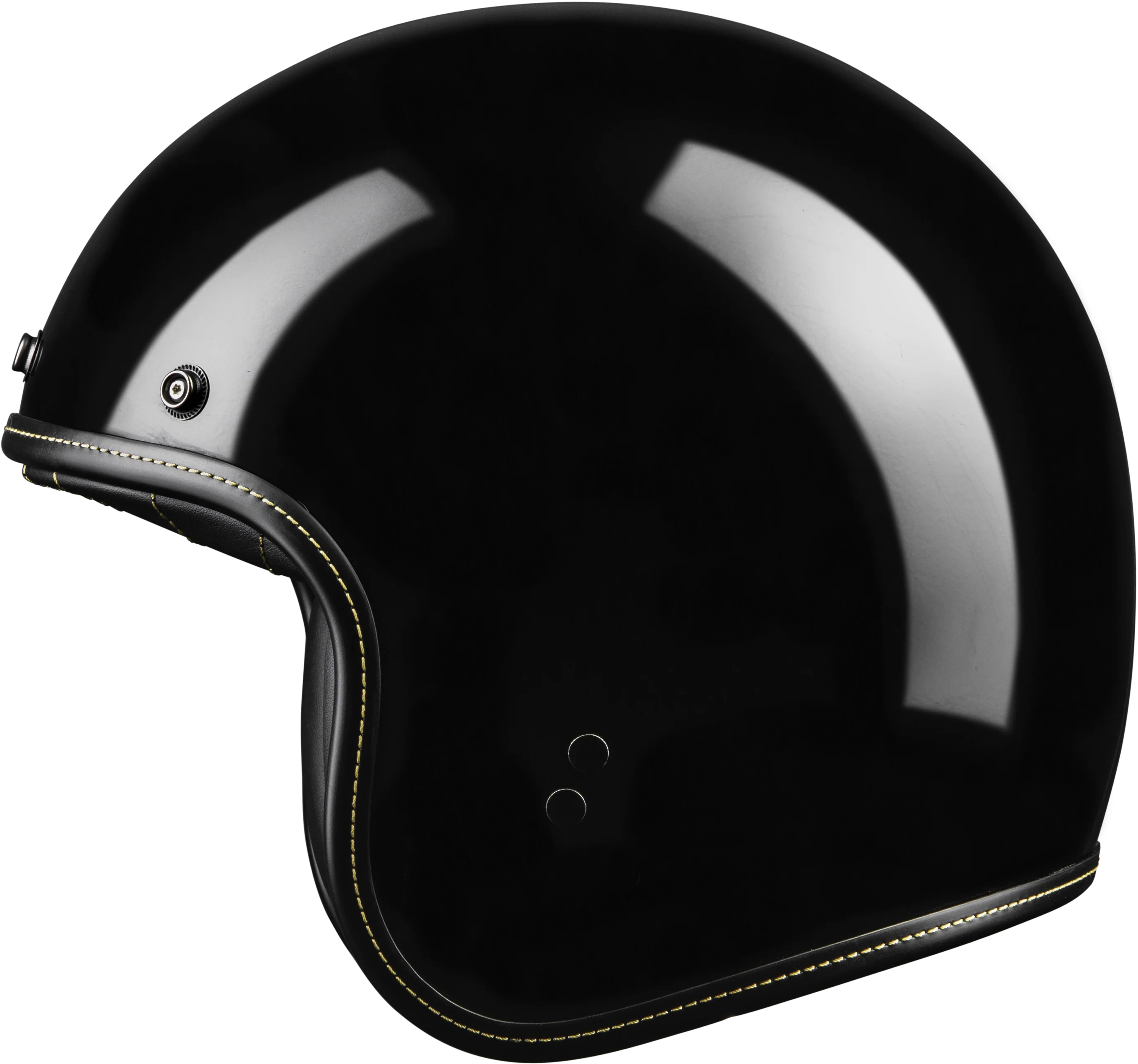 .38 Retro Helmet Gloss Black Xl