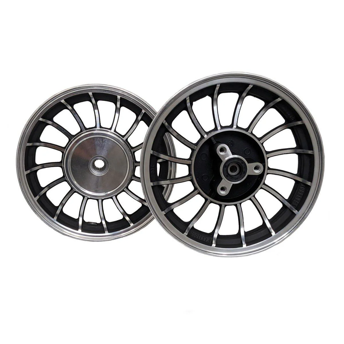 10" Wheel Set for Retro 150cc Scooters - Silver