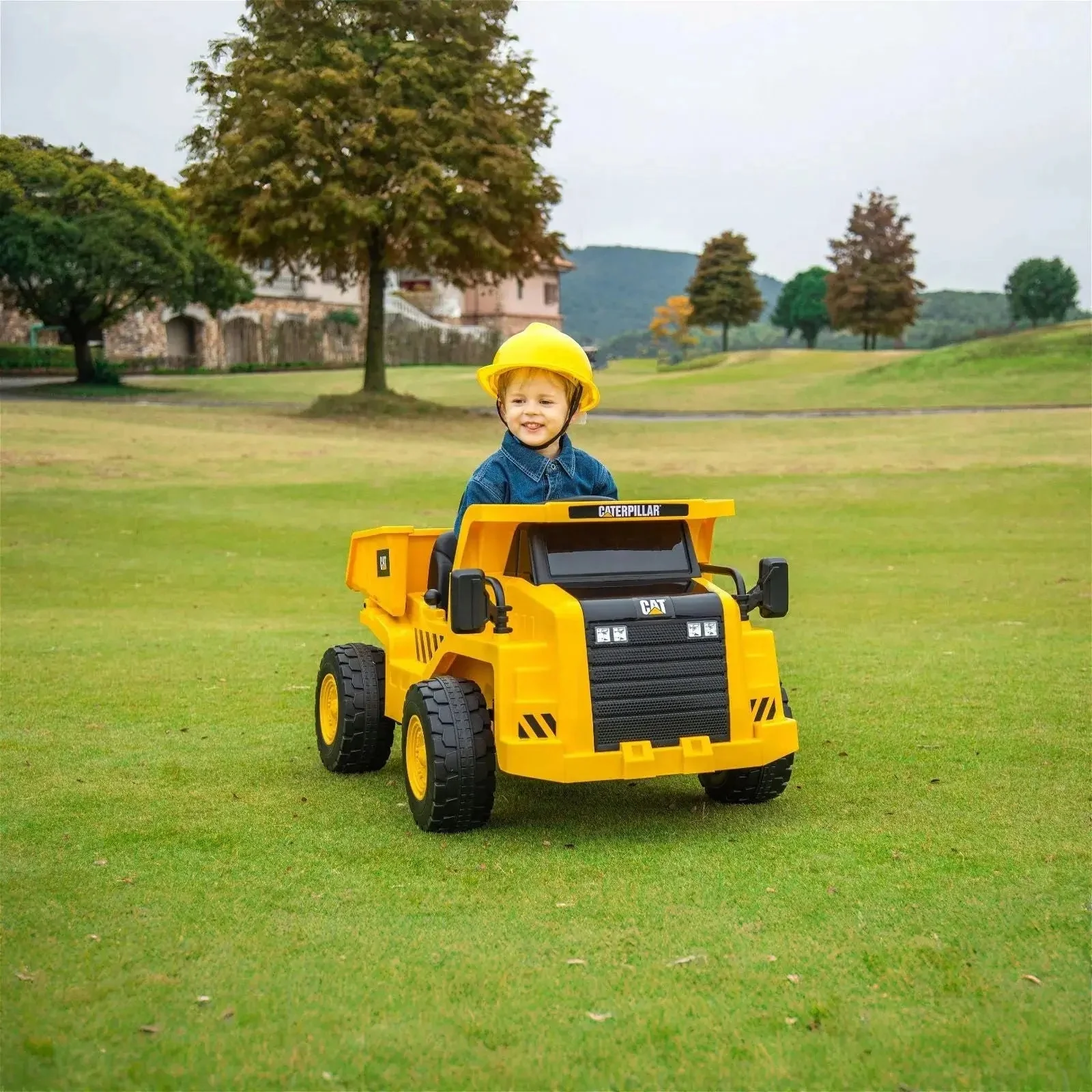 3605-12v-cat-electric-dump-truck-1-seater-ride-on-1.webp 12V CAT Electric Dump Truck 1 Seater Ride-On