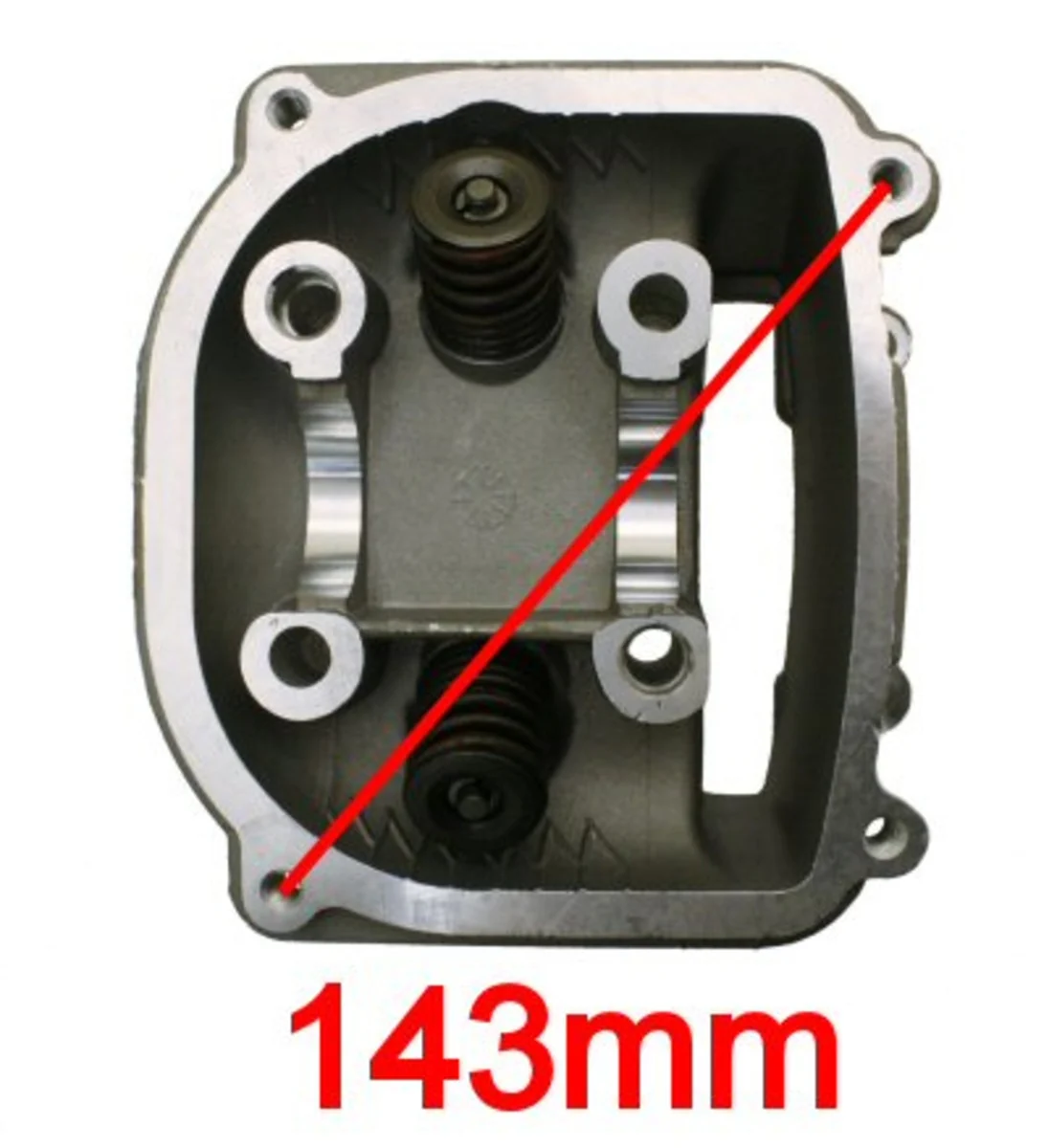 150cc GY6 Complete Cylinder Head - Non Emission