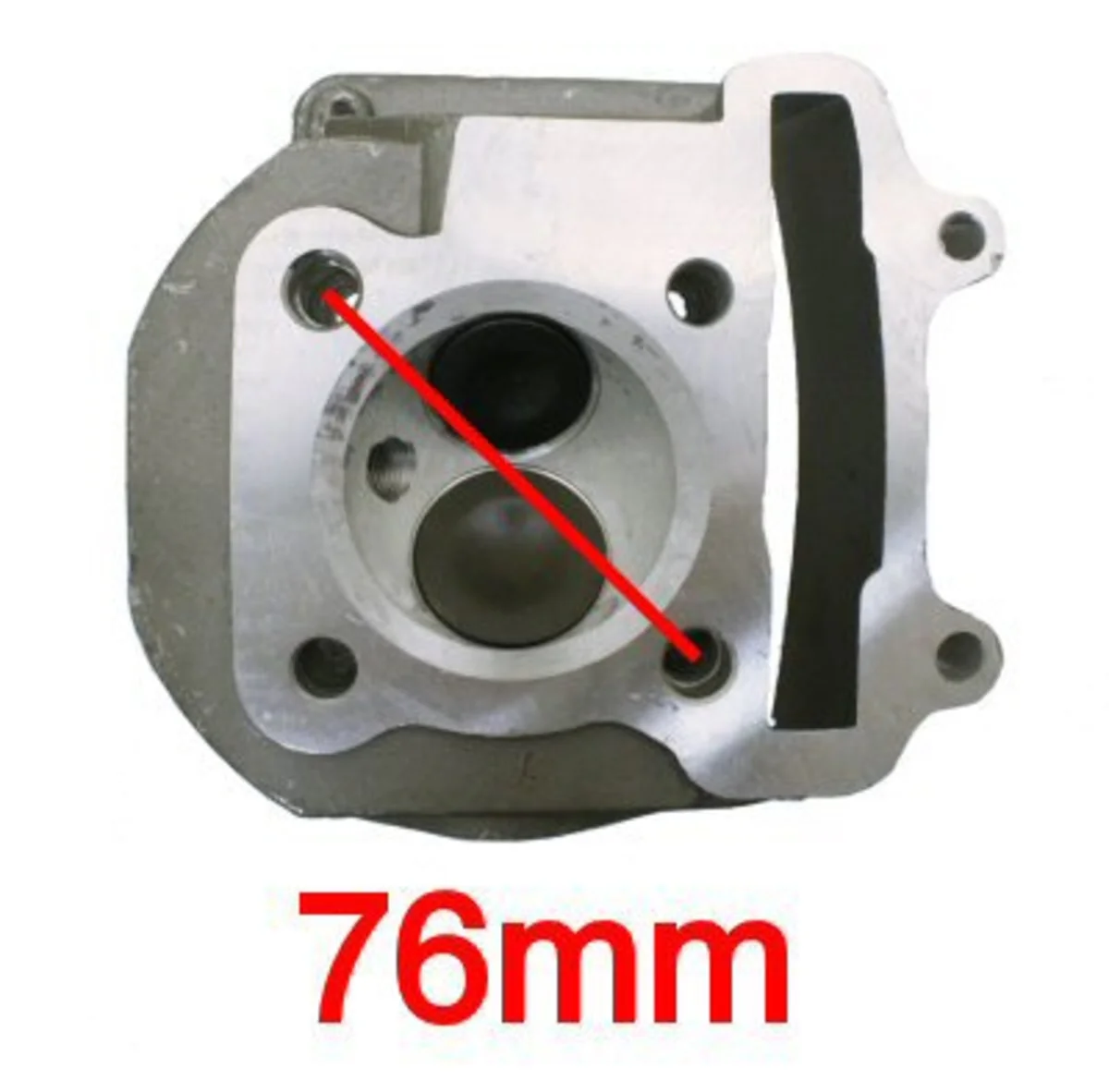 150cc GY6 Complete Cylinder Head - Non Emission