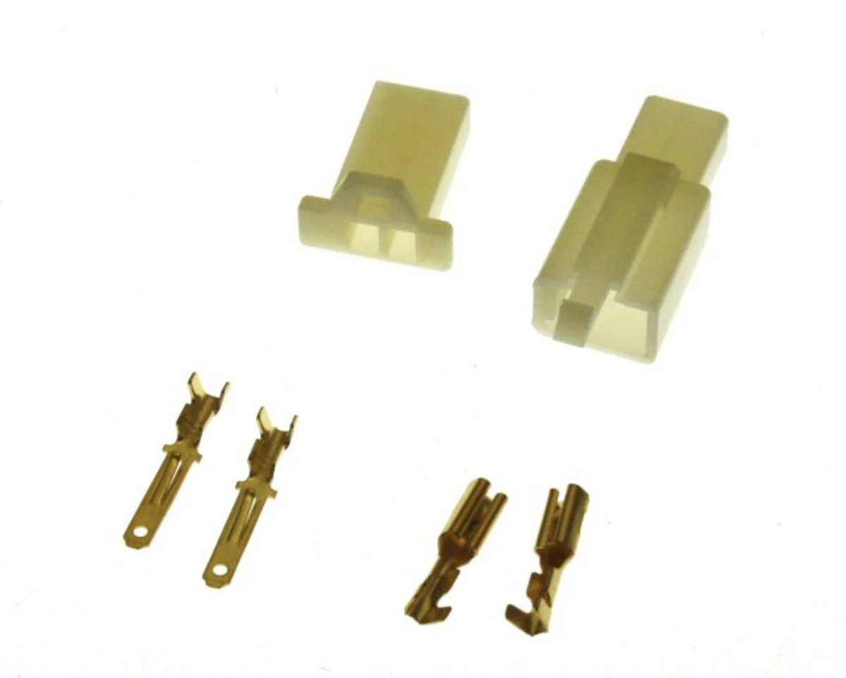 3684-2-pin-connector-kit-2.8mm-pin-1.webp 2 Pin Connector Kit - 2.8mm Pin