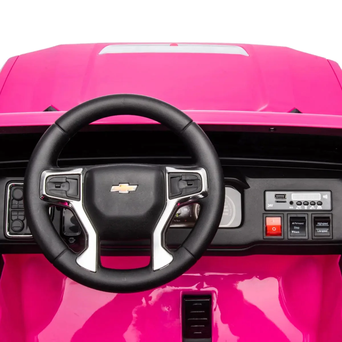 3770-24v-4x4-chevrolet-silverado-2-seater-ride-on-truck-7.webp 24V 4x4 Chevrolet Silverado 2 Seater Ride on Truck