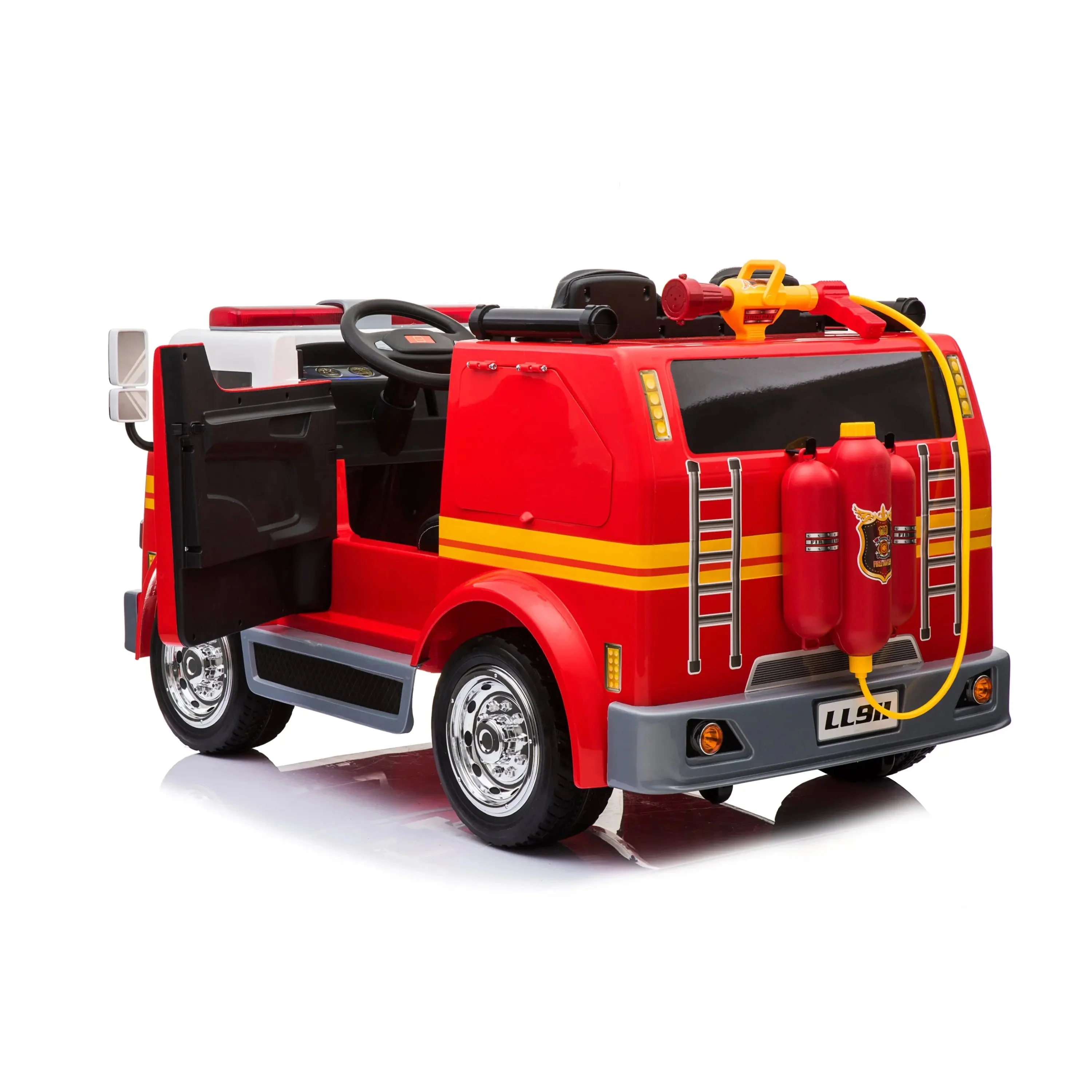 3816-24v-freddo-fire-truck-2-seater-ride-on-9.webp 24V Freddo Fire Truck 2-Seater Ride on