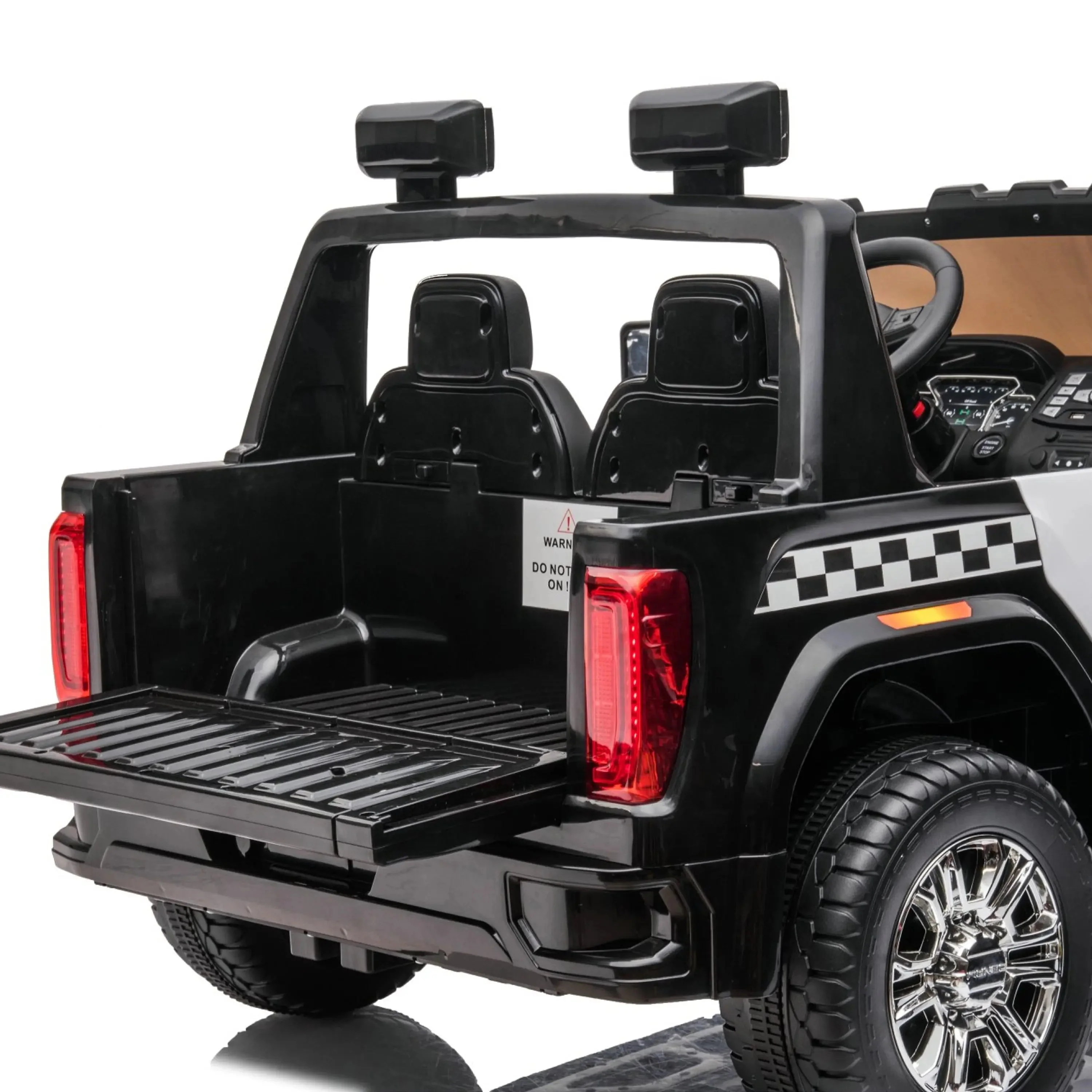 3830-24v-gmc-sierra-denali-2-seater-police-ride-on-truck-10.webp 24V GMC Sierra Denali 2 Seater Police Ride-On Truck