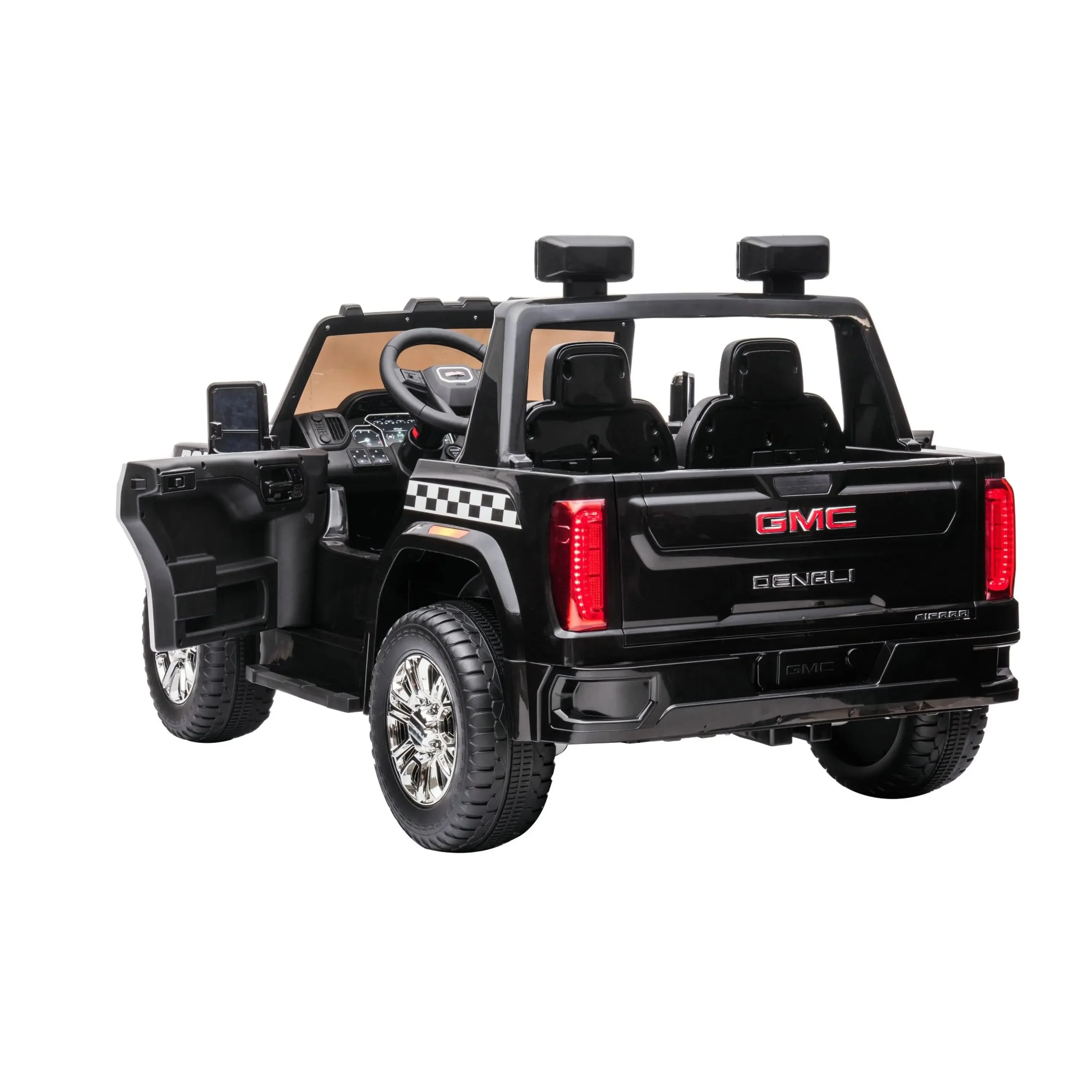 3830-24v-gmc-sierra-denali-2-seater-police-ride-on-truck-5.webp 24V GMC Sierra Denali 2 Seater Police Ride-On Truck