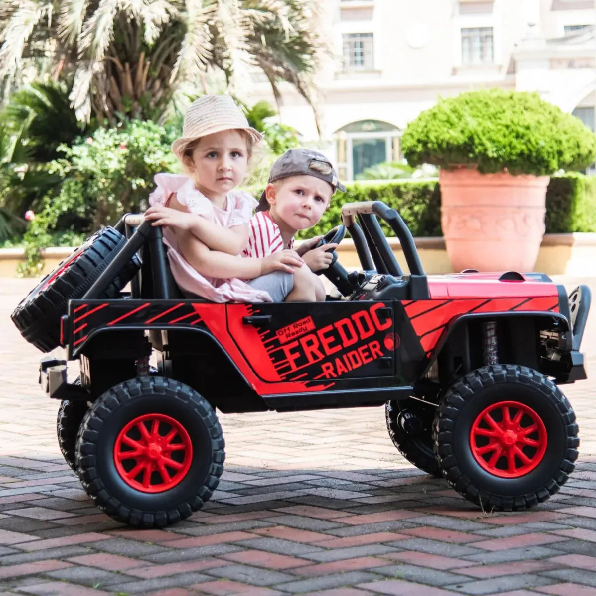 3832-24v-jeep-freddo-raider-2-seater-ride-on-17.webp 24V Jeep Freddo Raider 2 Seater Ride On