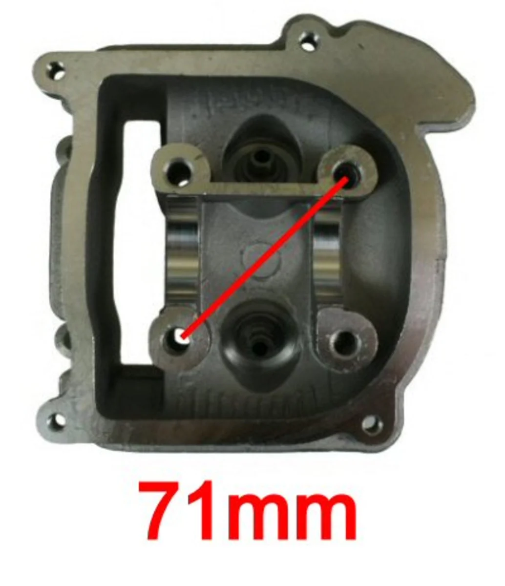 50cc QMB139 Cylinder Head - Non-Emissions