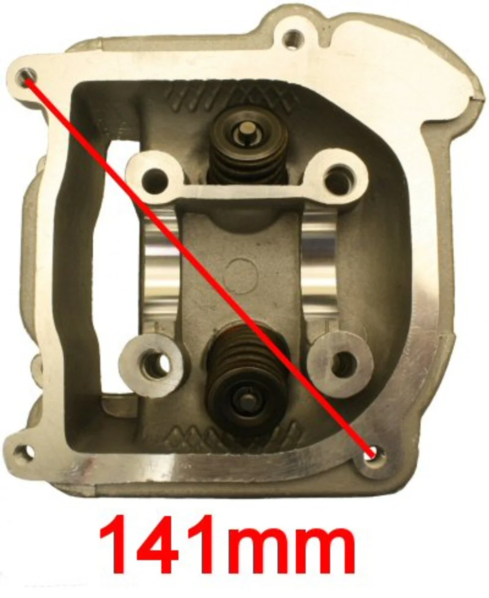 50cc QMB139 Non-Emissions Head - 64mm Valves