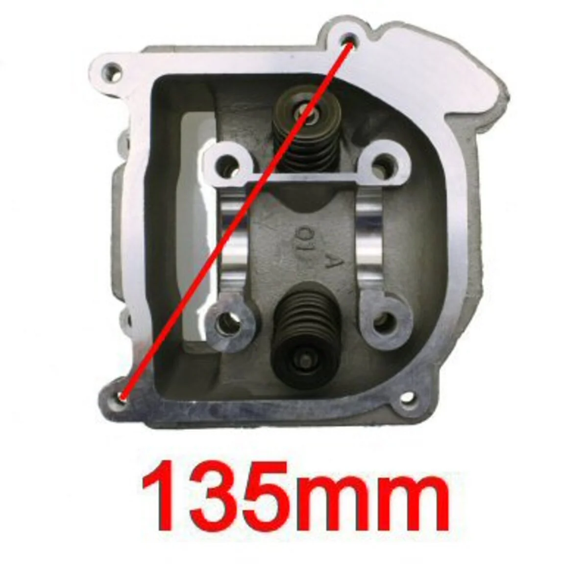 50cc QMB139 Non-Emissions Head - 69mm Valves