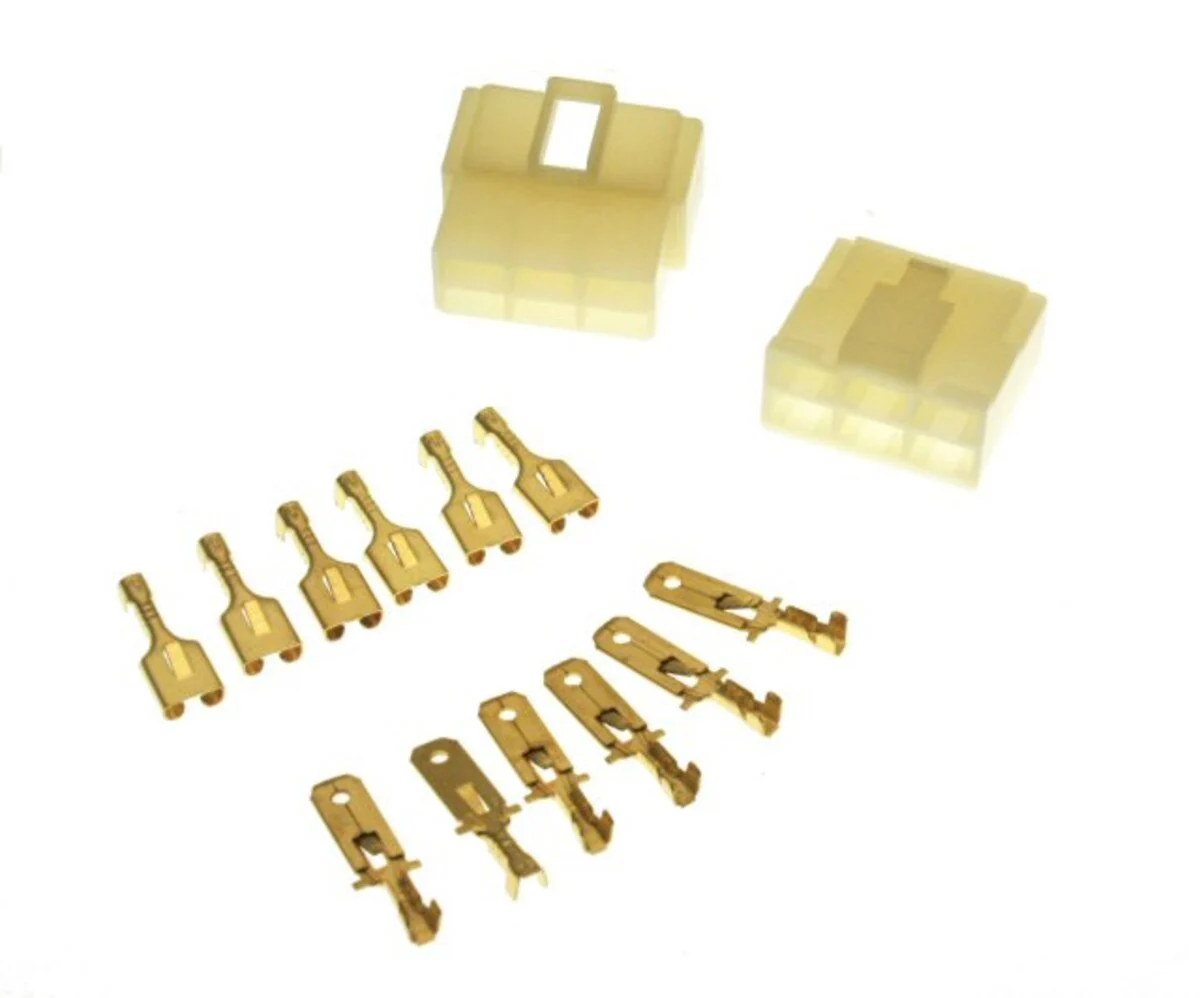 4291-6-pin-connector-kit-6.3mm-pin-1.webp 6 Pin Connector Kit - 6.3mm Pin