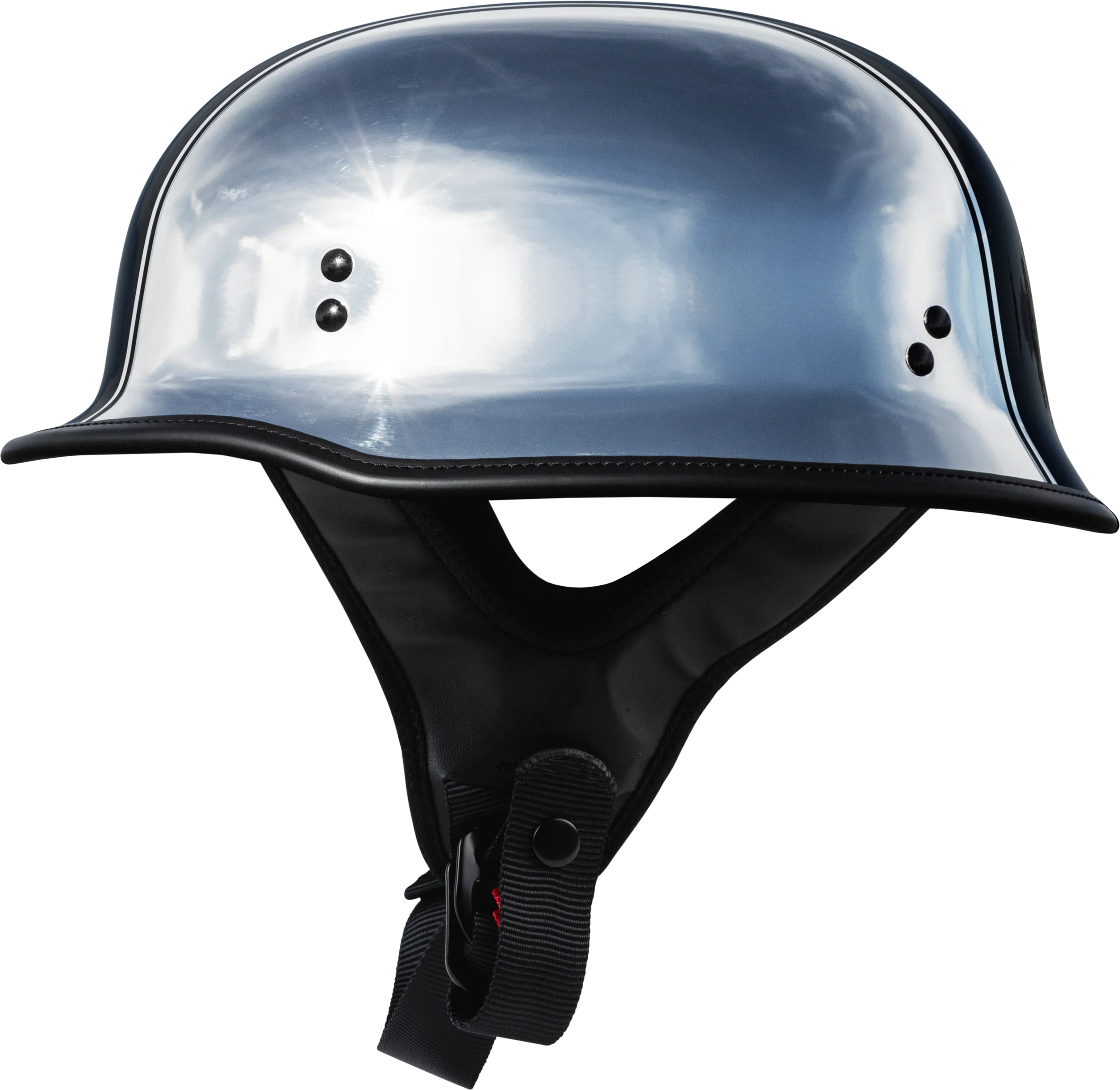 9mm German Beanie Helmet Chrome 4x