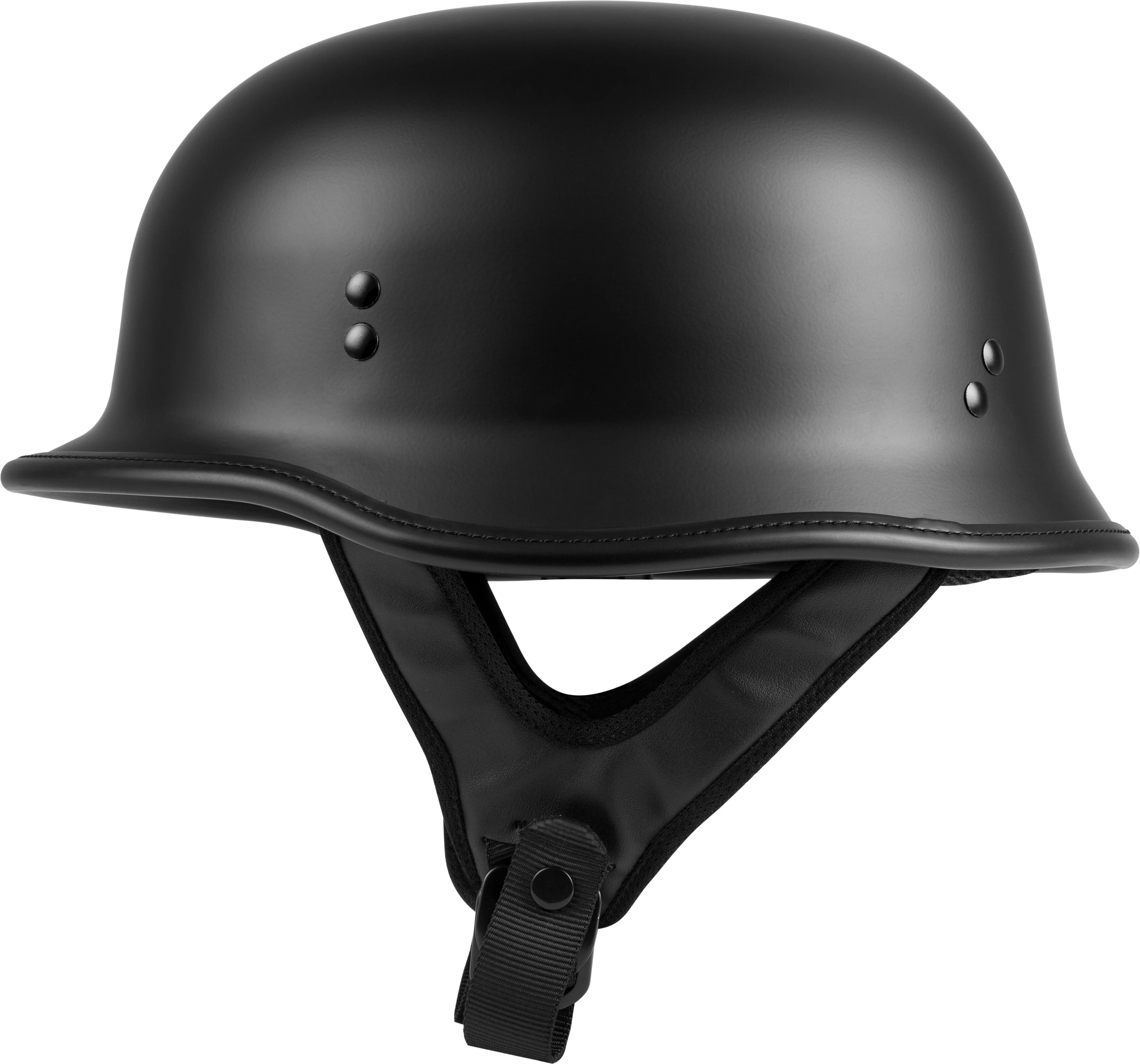 9mm German Beanie Helmet Matte Black Xl