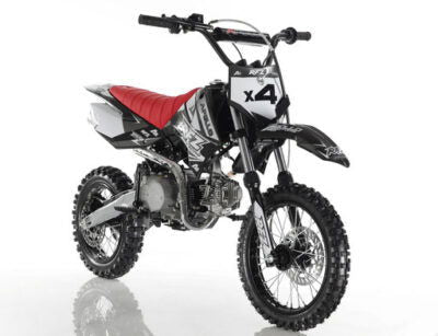 Apollo 110cc RFZ X4 Dirt Bike, 4-Speed Semi-Automatic, 14/12 inch Wheels, Ages 8 and up