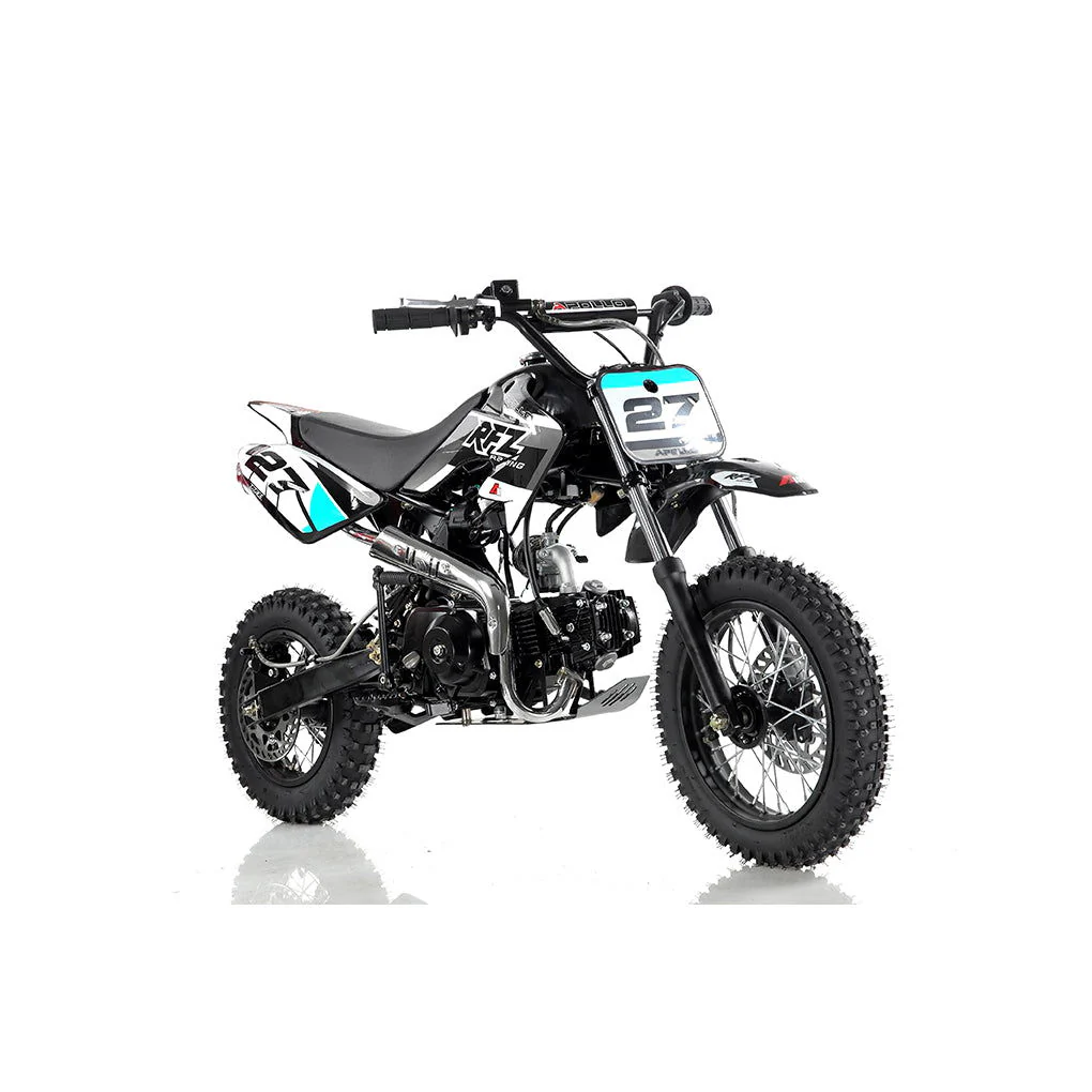 Apollo DB28 110cc Dirt Bike, 4-Speed Automatic, Electric Start, 12/10 inch Wheels, Ages 8 and up