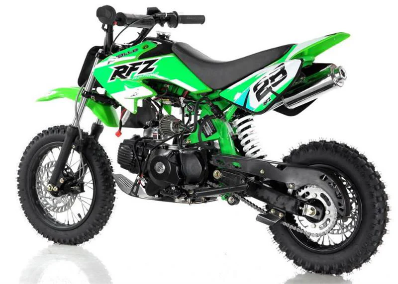 Apollo DB28 110cc Dirt Bike, 4-Speed Automatic, Electric Start, 12/10 inch Wheels, Ages 8 and up