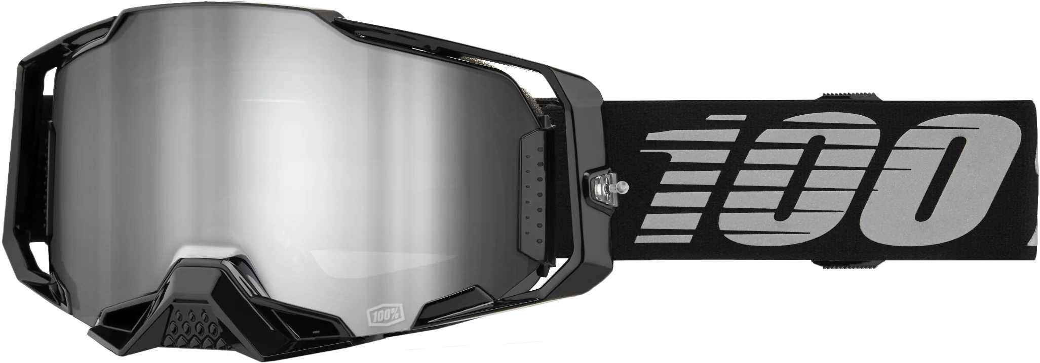 Armega Goggle Black Mirror Silver Lens