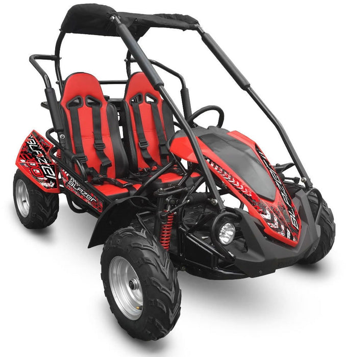 Blazer 200R MID Size Go Kart 7.5hp Torque Converter Electric Start Reverse. Ages 10 GoKarts USA